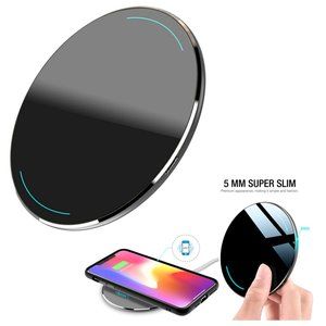 TOZO W1 Wireless Charger Thin Aviation Aluminum Computer Numerical Control Black